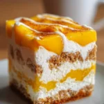 No-Bake Mango Float dessert with 3 ingredients, a delight for mango lovers