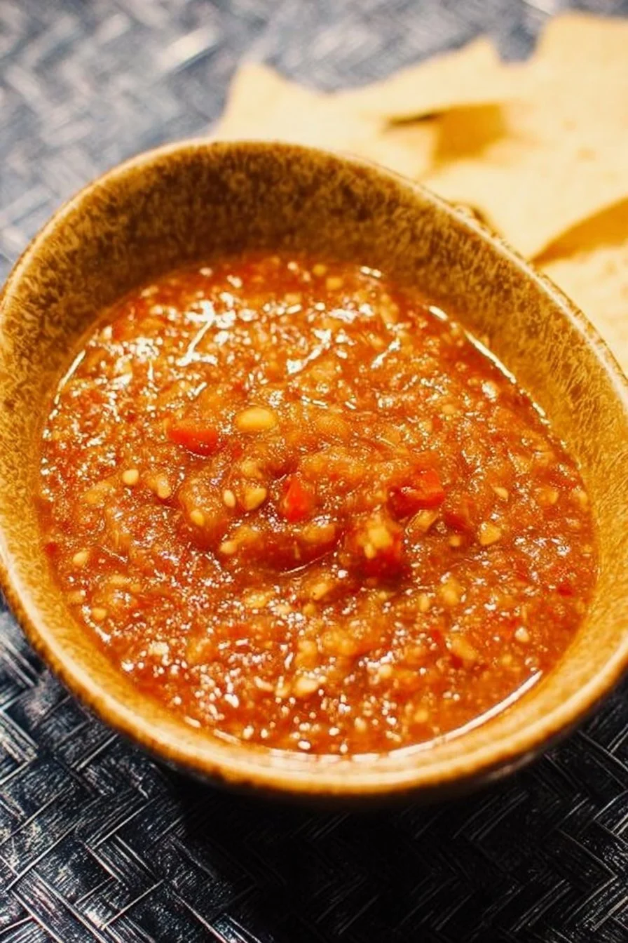 Delicious Pineapple Chipotle Salsa in a bowl with colorful ingredients