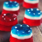 Red White & Blue Jello Shots for festive celebrations