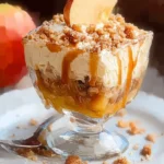 Delicious Apple Delight dessert with fresh apples and creamy topping