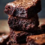 Deliciously baked brownies served on a plate, showcasing the best brownie recipe.