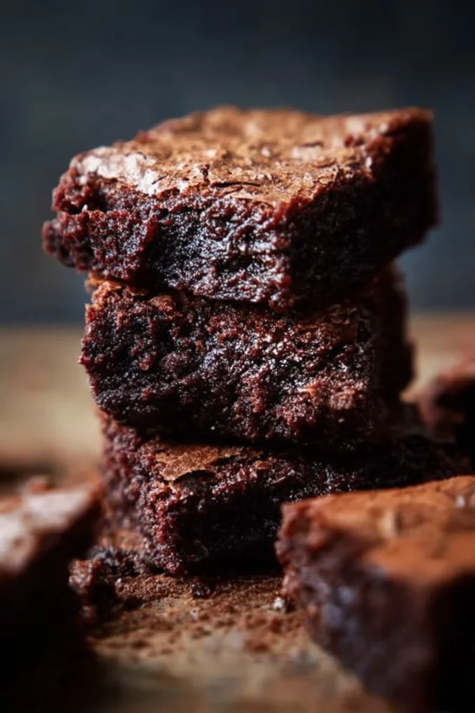 Deliciously baked brownies served on a plate, showcasing the best brownie recipe.