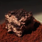 Delicious homemade Dirt Cake with chocolate and gummy worms