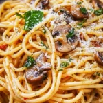 Easy spaghetti dish with fresh ingredients and a rich tomato sauce.