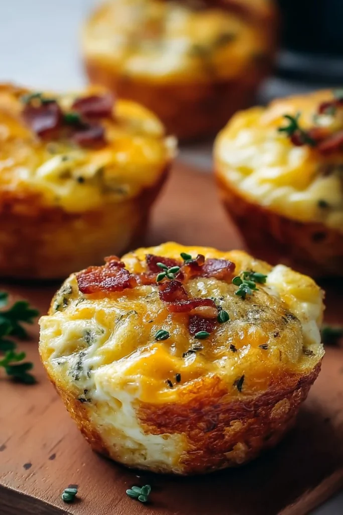 Delicious homemade Egg Muffin Cups for a quick breakfast option.