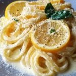 Delicious Lemon Ricotta Pasta garnished with fresh herbs and lemon zest
