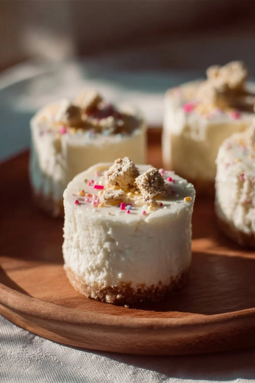 Delicious no bake cream cheese mini treats ready to enjoy
