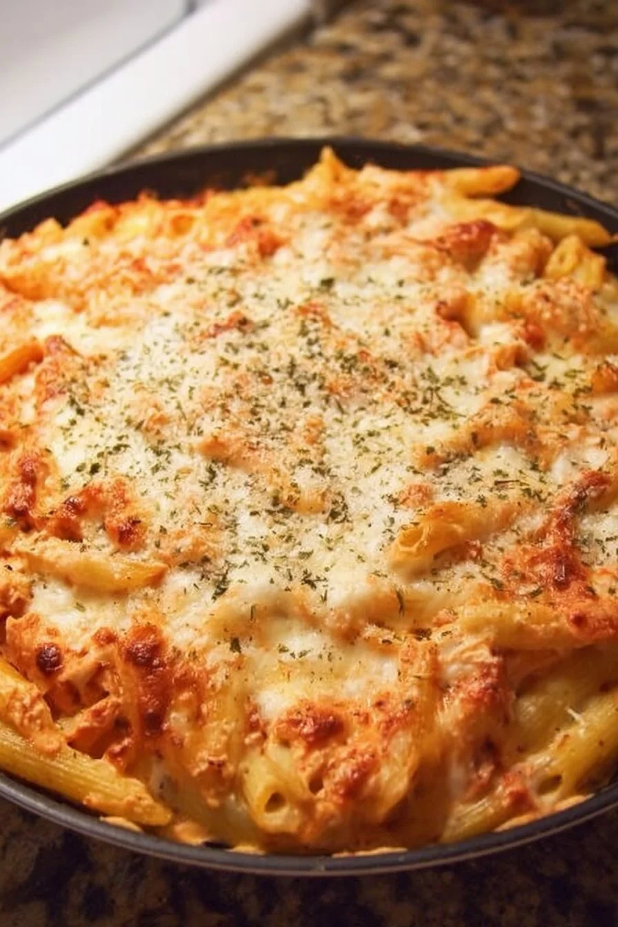 Delicious Olive Garden Five Cheese Ziti Al Forno copycat dish served hot