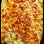 Creamy spaghetti squash gratin baked to perfection with cheese and herbs.