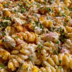 Delicious Street Corn Pasta Salad with vibrant ingredients and flavors
